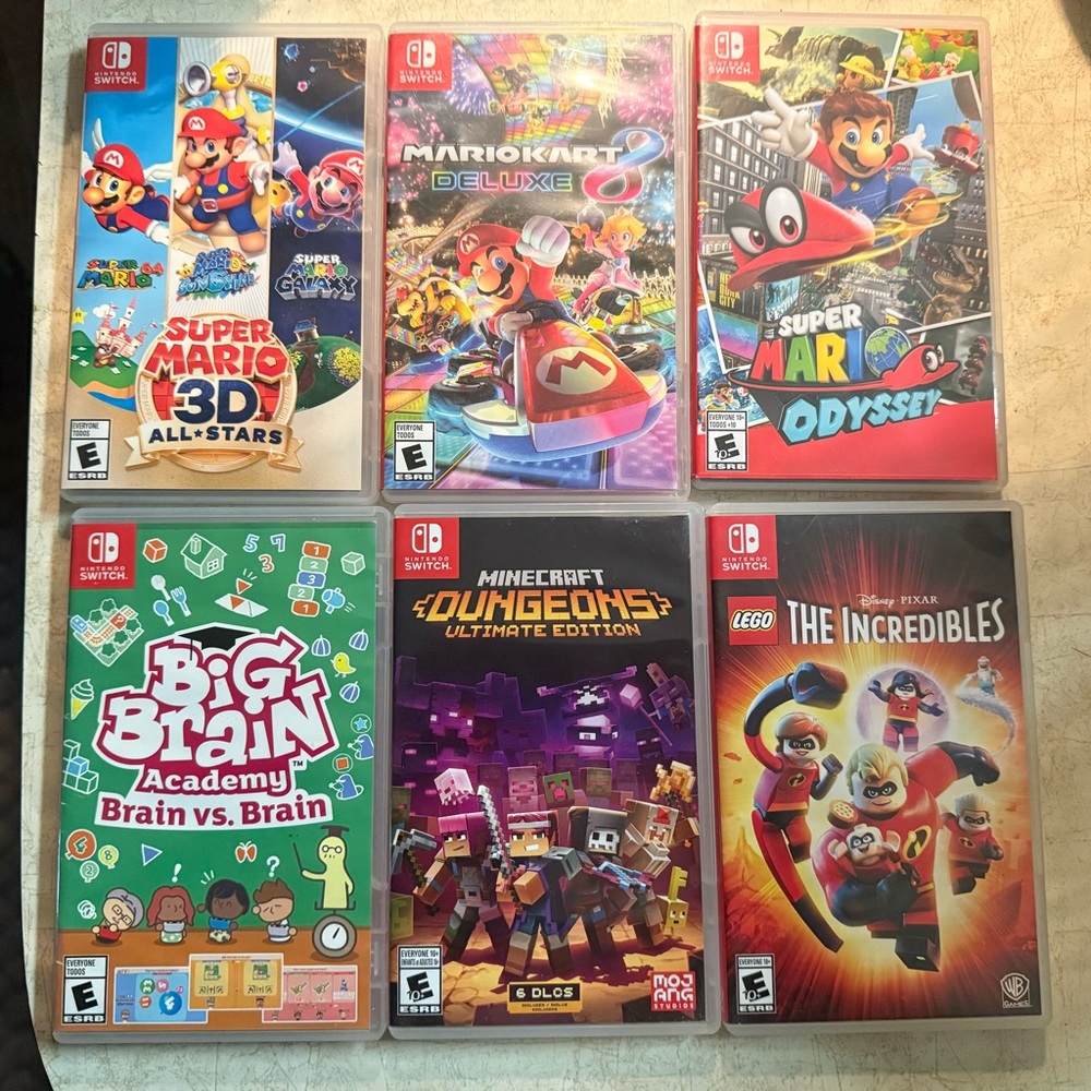 Nintendo Switch Game cases *EMPTY*